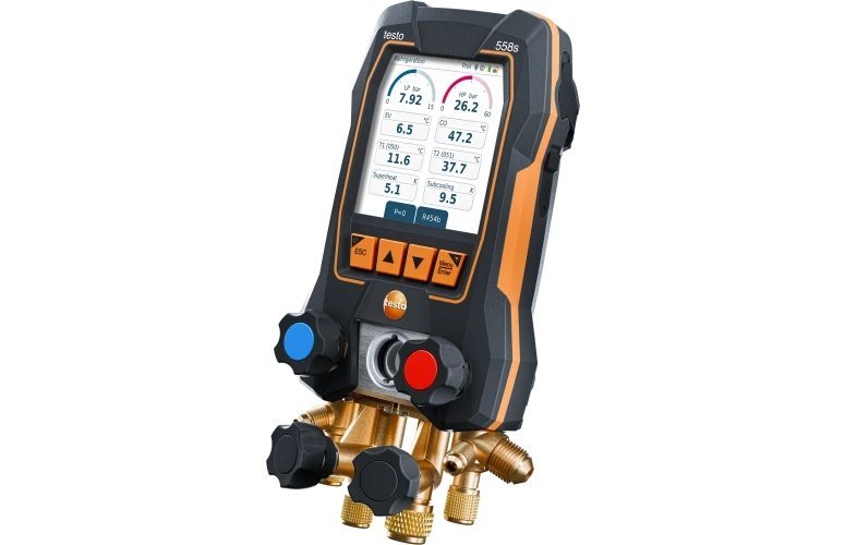 Testo 558s inteligentný digitálny servisný prístroj - Inteligentný digitálny Bezdrôtová vákuová sada s dotykovým displejem